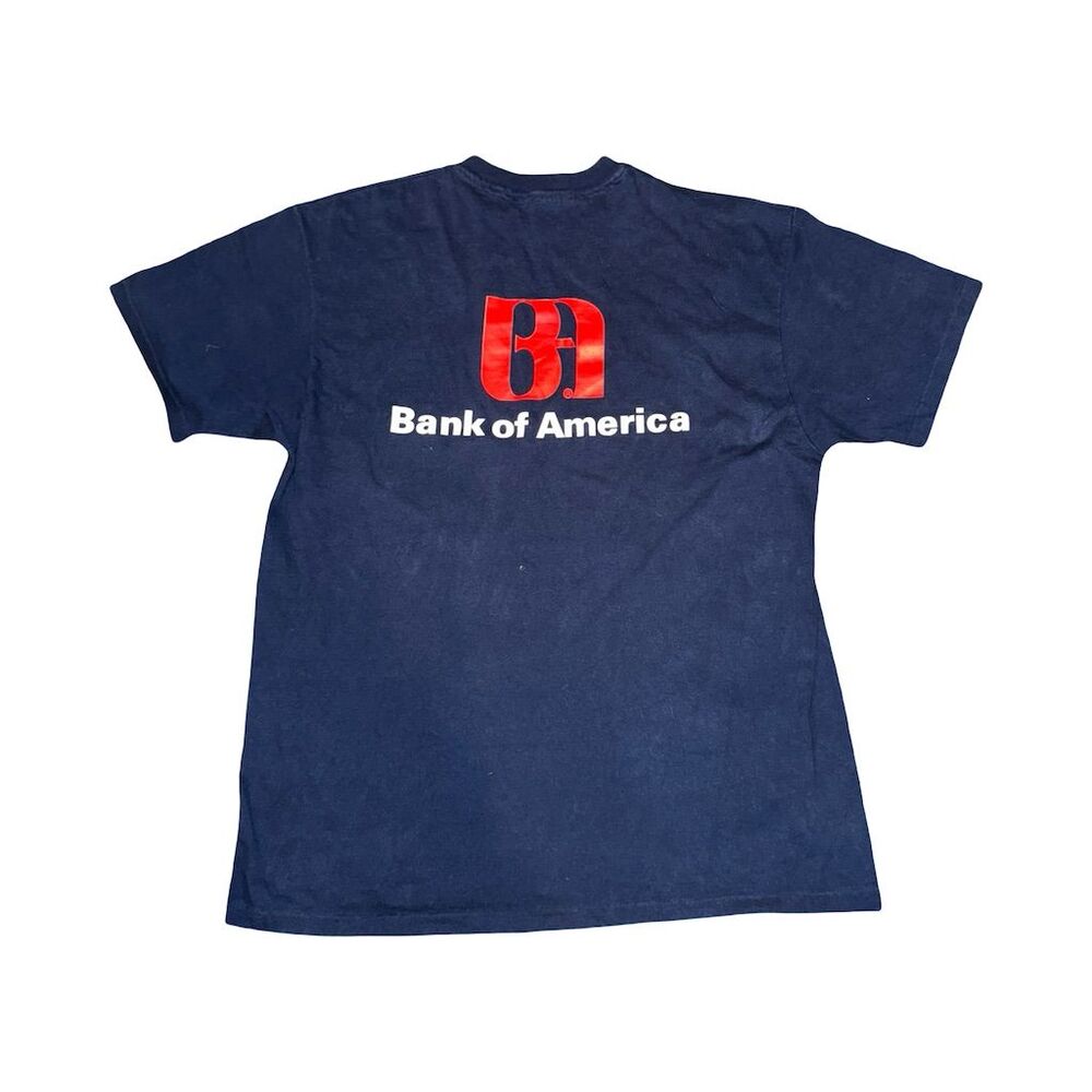 Vintage 90s Bank of America "Need a Loan?" Graphic T-Shirt XL Multicolor